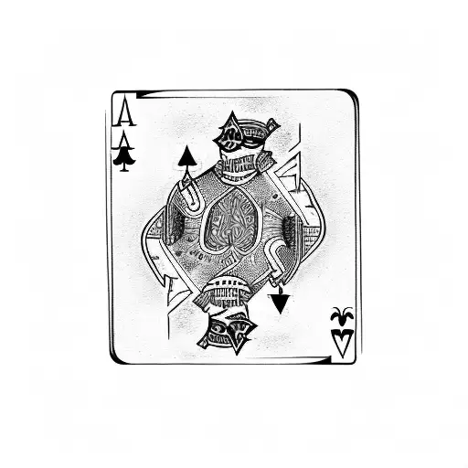 Ace Of Spades Playing Card
