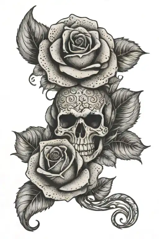 Turbo With Skull Rose
