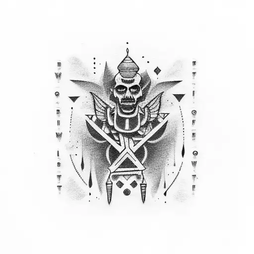 Chicano-style Lettering Tattoo Of A Meaningful Word Or Phrase