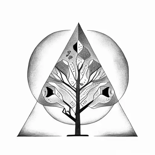 A Tree Grows From A Triangle
