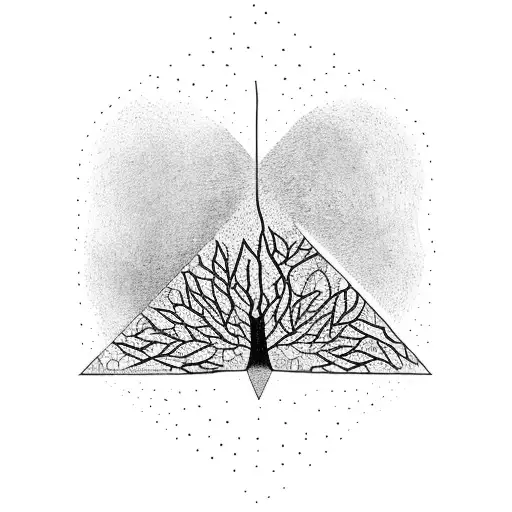 A Tree Inside A Triangle