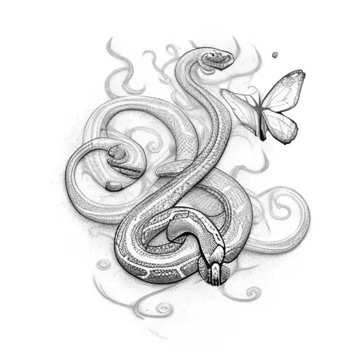 Snake Music Butterflies