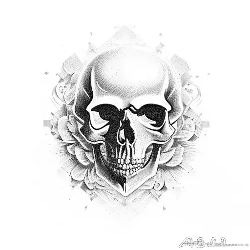 New Orleans Skull Color