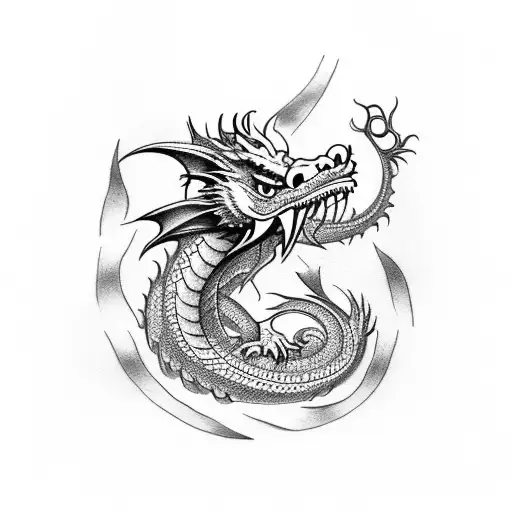 The Dragon Holds The Sword