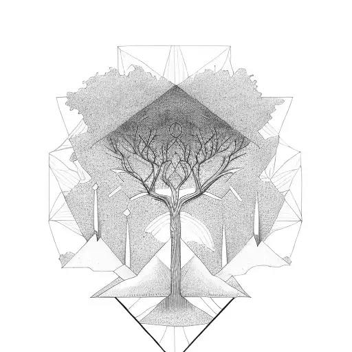 A Tree Grows From A Triangle