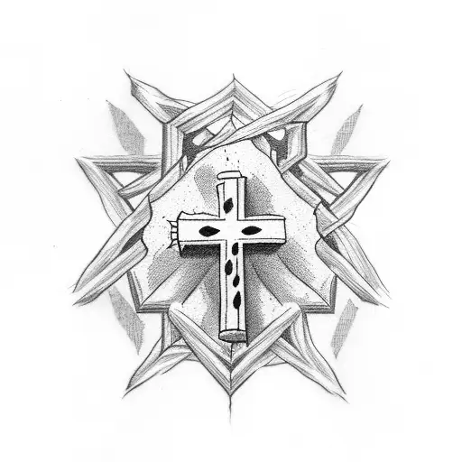 3 Crosses With Bible Verse