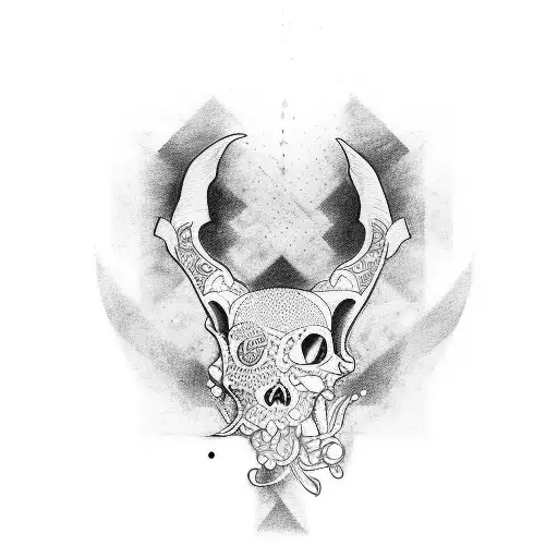 Create A Tattoo Showcasing The Duality Of Sophistication And Gangster Culture