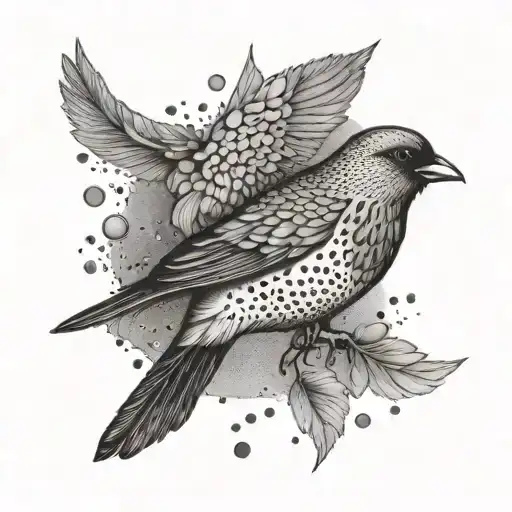 A Bird That Flies Away With A