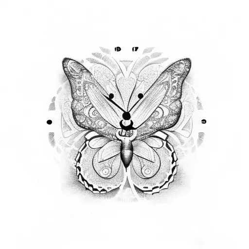 Butterfly Clock
