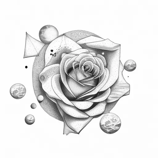 Rose Inside Of The Moon