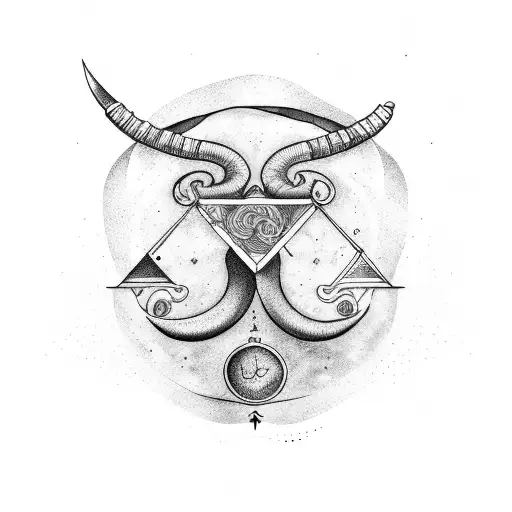 Libra Scales With Capricorn