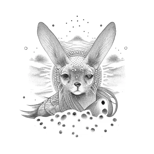 A Beach Scene Inside A Car's Rearview Mirror