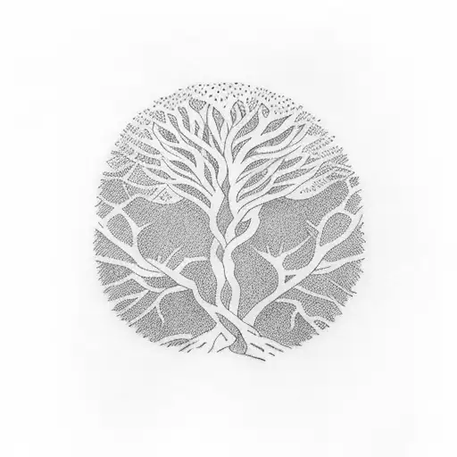 Tree With 4 Branches