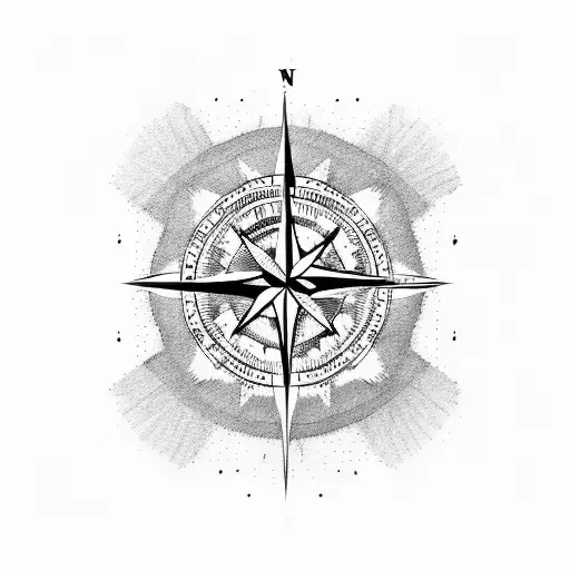 Compass Beach Mountains