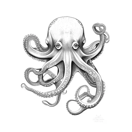 Octopus Wrapped Around A Whale