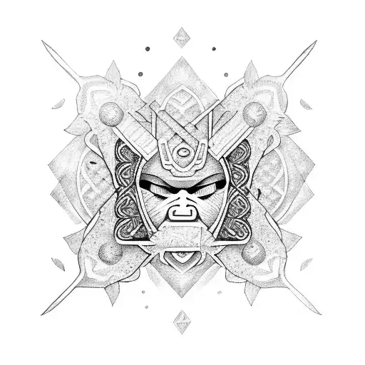 Cherry Blossom Gemini Polynesian Strength Courage