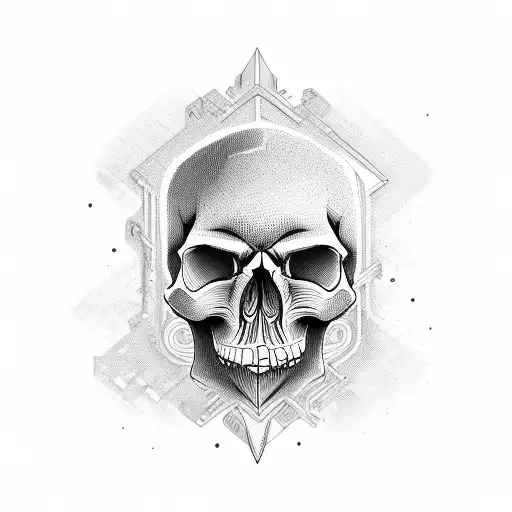 Skull Cagoule Police