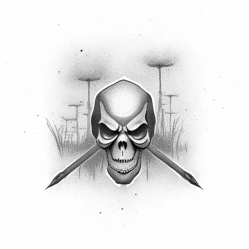 Grim Reaper In Mirror