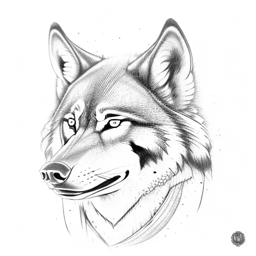 Samurai With Wolf And Brahma