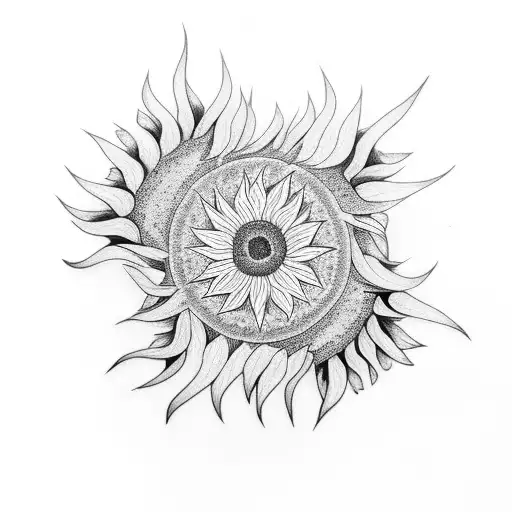 Phoenix Sunflower With Lighting