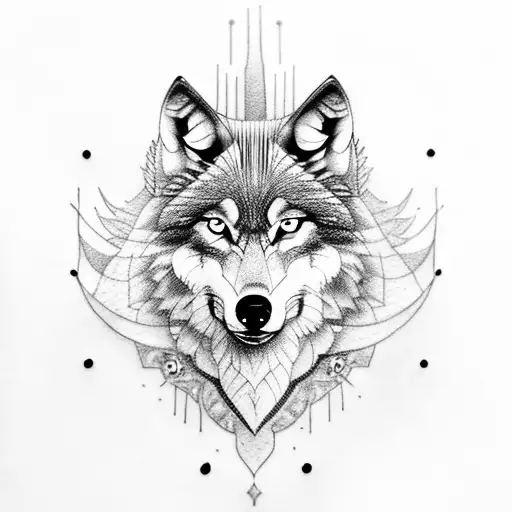 Wolf With Rajput Warriors