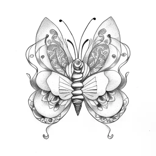 Flower Butterfly Sister