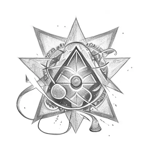 A Star With The Letters D And L