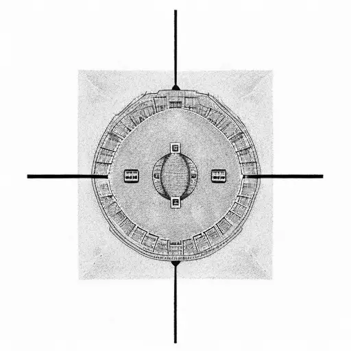 A Football Field With The Numbers 92 And 69 Incorporated In The Yard Lines