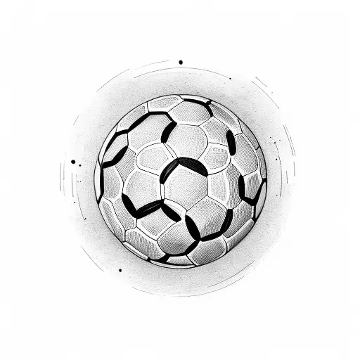 Soccer Ball With Music Notes