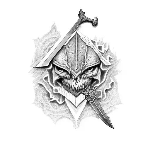 Sword Engraved Lavender