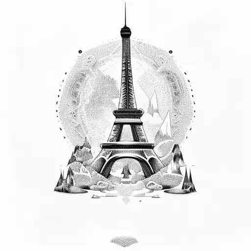 Panda Bear With Tour Eiffel