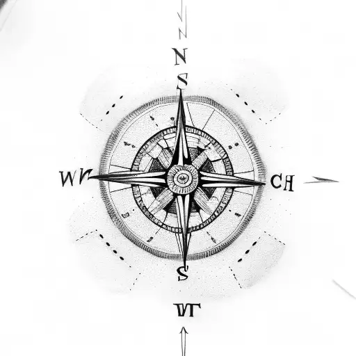 Watch And Compass