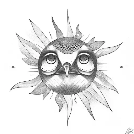 Bird And Sun