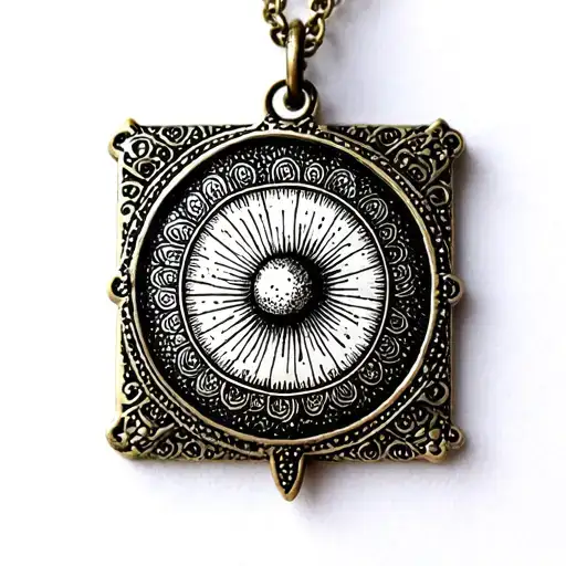 Delicate Necklace With Bullet Pendant