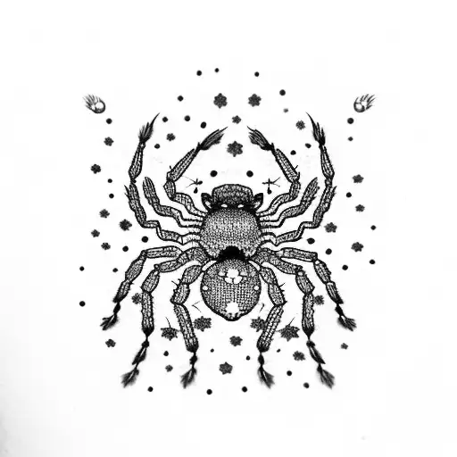 Spider With Stars
