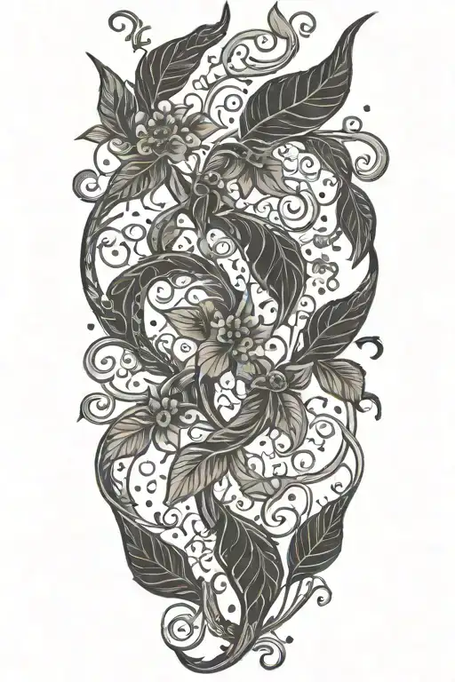 Ayahuasca Vine Entwined