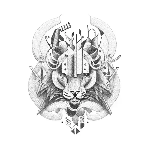 A Group Of Animals Playing Various Musical Instruments