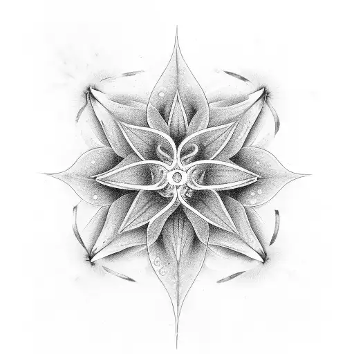 Stargazer Lily With Swirls