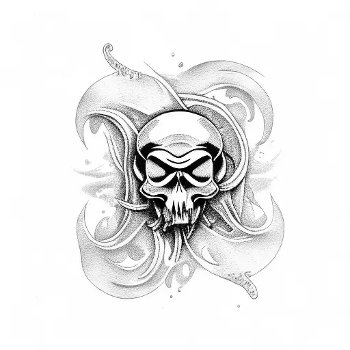 Davy Jones Skull