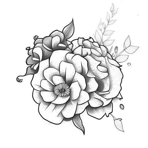 Flowers With Ohana Word