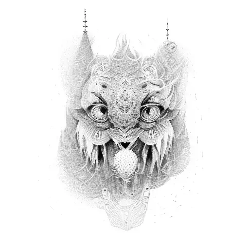 An Abstract Representation Of The Word 'Pappai'