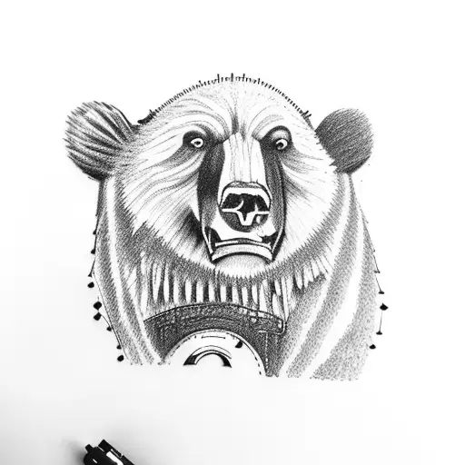 Abraham Lincoln Riding A Grizzly Bear Holding A Bud Light