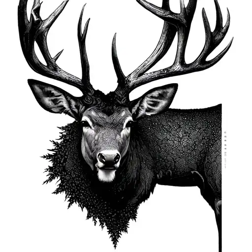 Cyberpunk Deer Antlers