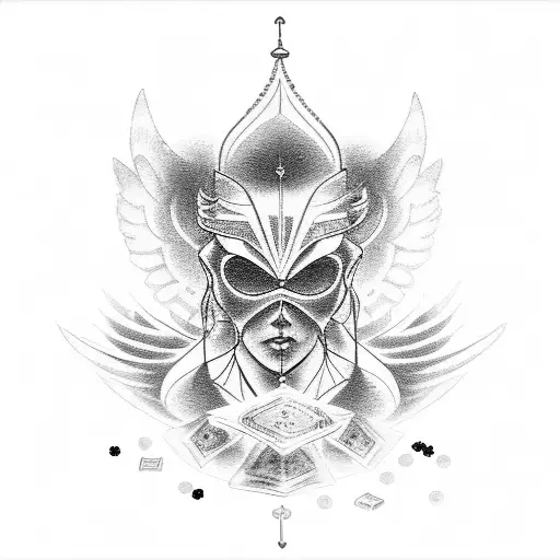 Casino Dice With Angel Halo