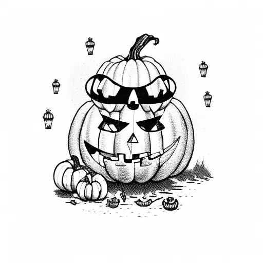 Retro Trick Or Treat On Halloween