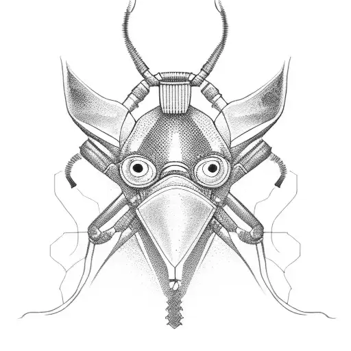 A Minimalist Silhouette Of A Pincher Dog