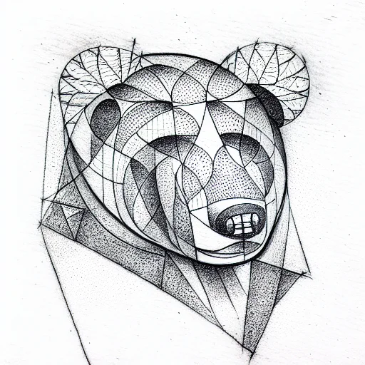 Cubism Picasso Bear