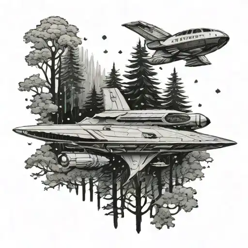 A Starship Inspired By Star Trek Exploring The Forests Of Connecticut