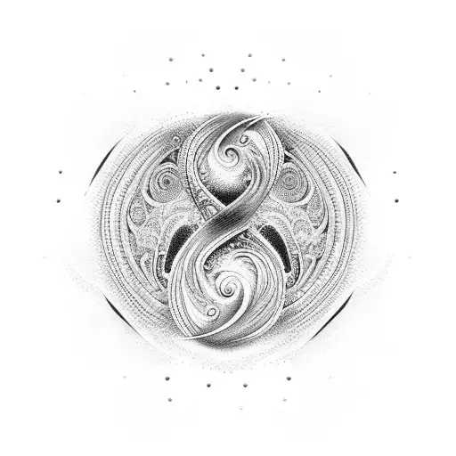 An Intricate Wave Pattern With A Hidden Water Rabbit