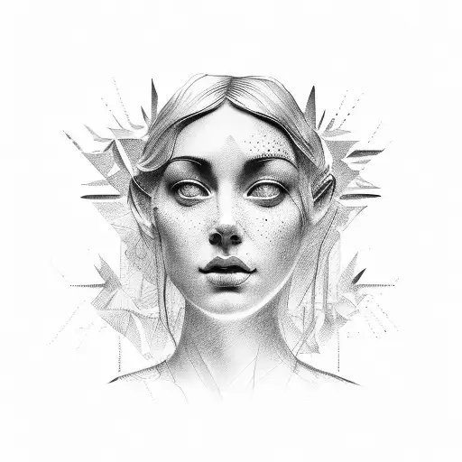 Fine Line Women Greek Sculpture